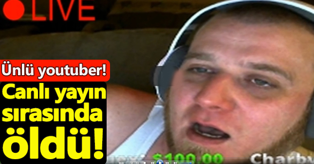 YouTube canlı yayını yaparken öldü!