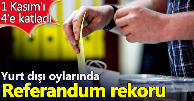 Yurt dışı seçmenleri ilk gün sandığa akın etti