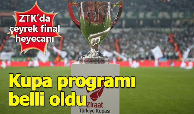 ZTK'da çeyrek final programı belli oldu