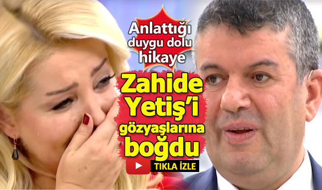 Zahide Yetiş canlı yayında ağladı