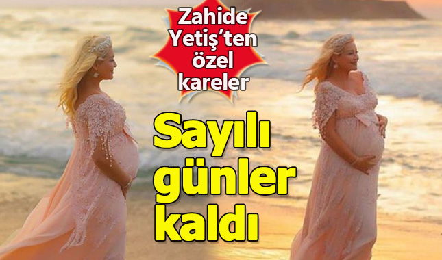 Zahide Yetiş'in hamilelik fotoğrafları