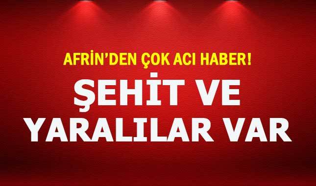 Zeytin Dalı Harekatı'nda çok sayıda şehit ve yaralı var
