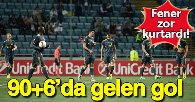 Fenerbahçe 90+6'da güldü