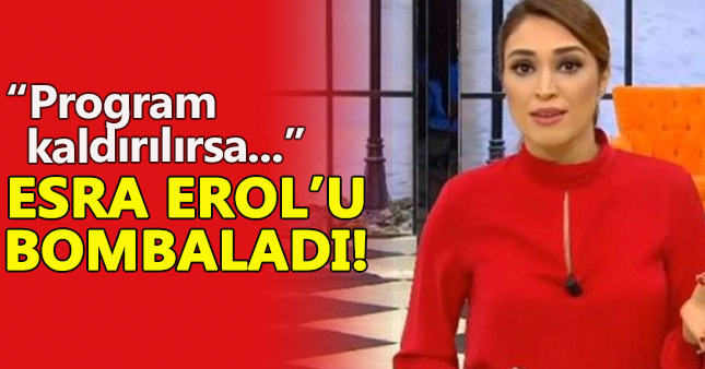 Zuhal Topal, Esra Erol'u bombalayarak açıkladı:"Program kalkarsa..."