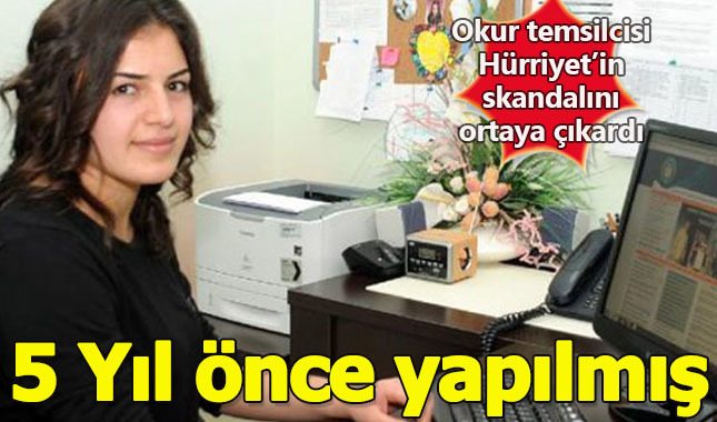 Okur temsilcisi, Hürriyet'in 5 yıl önce yaptığı skandalı ortaya çıkardı