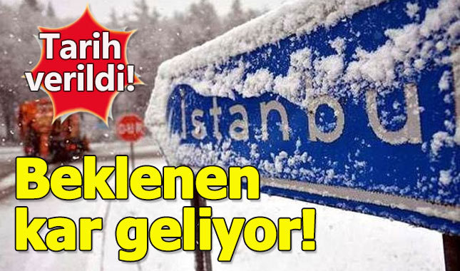 istanbul'a lapa lapa kar gelecek!