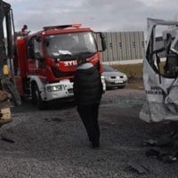 Tekirdağ'da korkunç kaza: 14 yaralı
