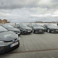 100 hidrojen yakıtlı Mirai Taksi Kopenhag'da yollarda