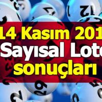 14 Kasım 2018 Sayısal Loto sonuçları açıklandı - Milli Piyango İdaresi resmi sonuçlar