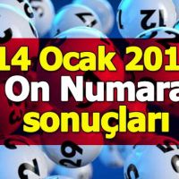 14 Ocak 2019 On numara çekiliş sonuçları | Milli Piyango İdaresi kupon sorgulama ikramiye