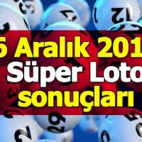 6 Aralık 2018 Süper Loto çekiliş sonuçları açıklandı - Milli Piyango İdaresi ikramiye tutarı çıkan sayılar