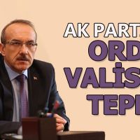 AK Parti'den Ordu Valisine tepki geldi