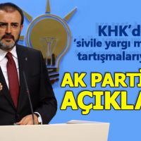 AK Parti'den KHK'daki "sivile yargı muafiyeti" tartışmalarına yanıt