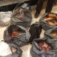 Aksaray'da 400 kilo ete el konuldu