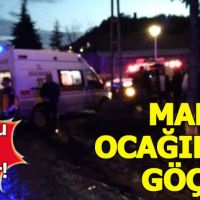 Amasya' da maden ocağında göçük