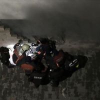 Ankara'da 13 katlı binada yangın paniği!