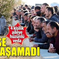 Antalya'da ölü bulunan 4 kişilik aile toprağa verildi