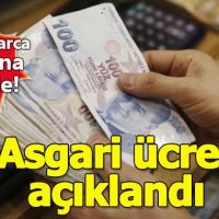 2019 asgari ücret ne kadar oldu - Brüt ve net asgari ücret kaç para - Asgari ücret zam miktarı