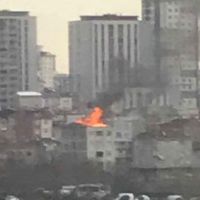 Bağcılar'da korkutan yangın