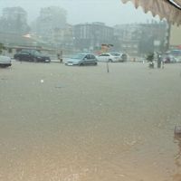 Balıkesir Bandırma'yı sel vurdu
