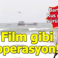 Bartın açıklarındaki Rus gemisine film gibi operasyon!