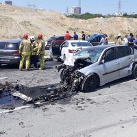 Başakşehir'de zincirleme kaza: 3 yaralı