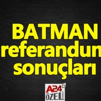 Batman ilçe referandum sonuçları evet mi hayır mı çıktı YSK