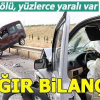 Bayram tatilinde trafik kazaları can aldı