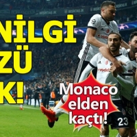 Beşiktaş 1-1 Monaco Maçın özeti ve GOLLERİ