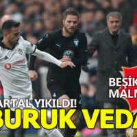 Beşiktaş evinde Malmö'ye 1-0 yenildi (Beşiktaş Malmö Geniş Özet)