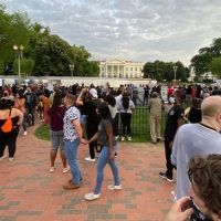 Beyaz Saray önünde 'Floyd' protestosu