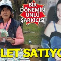 Bir dönemin ünlü şarkıcısı Gülten Yaşar, Milli Piyango bileti satıyor