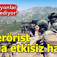 Bitlis kırsalında 4 terörist etkisiz hale getirildi