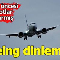 Boeing firması, kaza öncesi uyarılmış