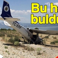 Burdur'da uçak kazası