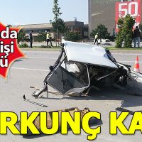 Bursa'da trafik kazası: 2 ölü