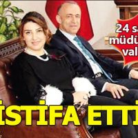 Çankırı Valisi'nin eşi gelen tepkiler üzerine istifa etti