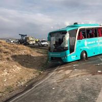 Çankırı'da otobüs devrildi: 34 yaralı