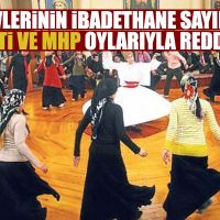 Cemevlerinin ibadethane sayılması AK Parti ve MHP oylarıyla reddedildi