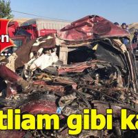 Çorum'da feci kaza: 5 kişi öldü