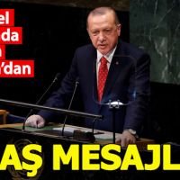 Cumhurbaşkanı Erdoğan BM Genel Kurulu'nda konuştu
