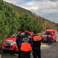 Denizli'de eğitim uçağı düştü