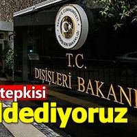 Dışişleri Bakanlığı, Kıbrıs konusunda tepki gösterdi