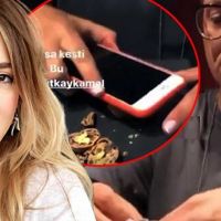 Doğa Rutkay 8 bin liralık cep telefonuyla ceviz kırdı