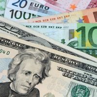 Dolar sakin, euro yükselişte