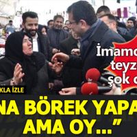 Ekrem İmamoğlu ve Ak Parti'li kadın arasındaki diyalog güldürdü