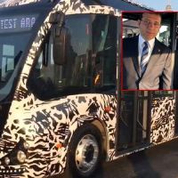 Ekrem İmamoğlu yeni metrobüsü test etti