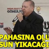 Erdoğan Burdur'da vatandaşlara sesleniyor