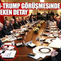 Erdoğan-Trump görüşmesinde dikkat çeken detay!