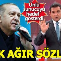 Erdoğan'dan Fatih Portakal'a çok ağır sözler